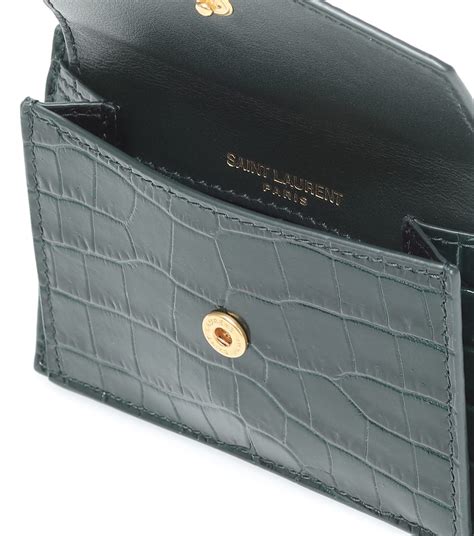 porte carte ysl croco|Wallets and Cardholders .